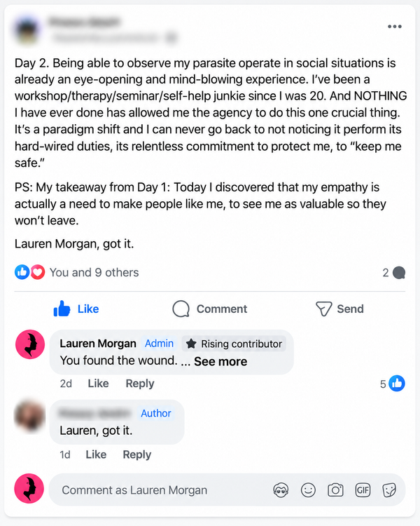 Post from the private readers group