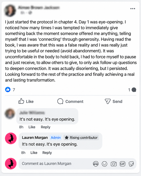 Post from the private readers group
